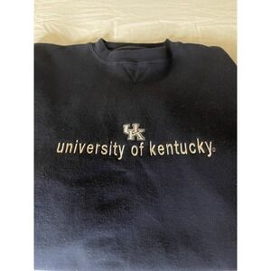 VintageUniversity Of Kentucky Honor Society Crewneck Sweatshirt Mens XL Navy